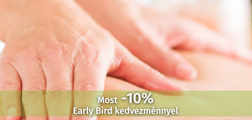 Alternatív mozgás- és masszázsterapeuta képzés Early Bird kedvezménnyel