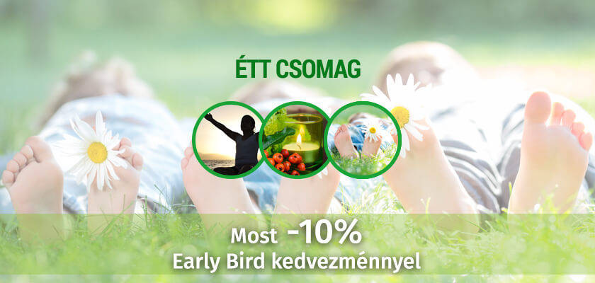 Életmódtanácsadó csomag Early Bird kedvezménnyel